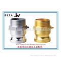 Aluminum Cam Groove Coupling Type F Male Adapter X Male Thread